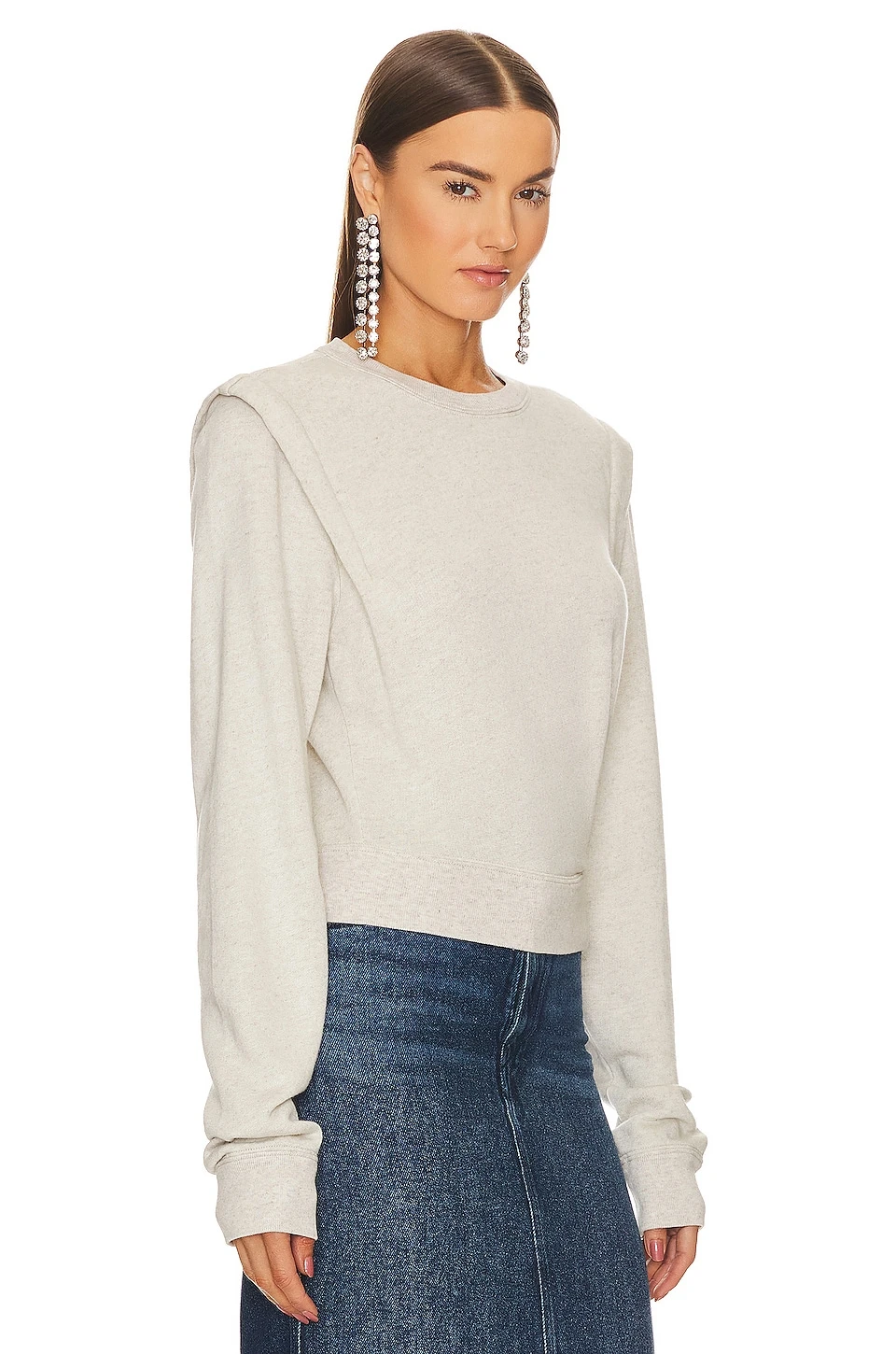 Isabel Marant Etoile Masson Sweatshirt Ecru 3 Isabel Marant Etoile Masson Sweatshirt Ecru - Image 3