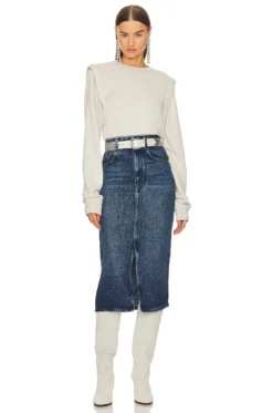 Isabel Marant Etoile Masson Sweatshirt Ecru 9 Isabel Marant Etoile Masson Sweatshirt Ecru -Fashion Clothing ISAR WK91 V5