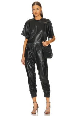 Isabel Marant Etoile Bolena Pant Black 7 Isabel Marant Etoile Bolena Pant Black -Fashion Clothing ISAR WP12 V4