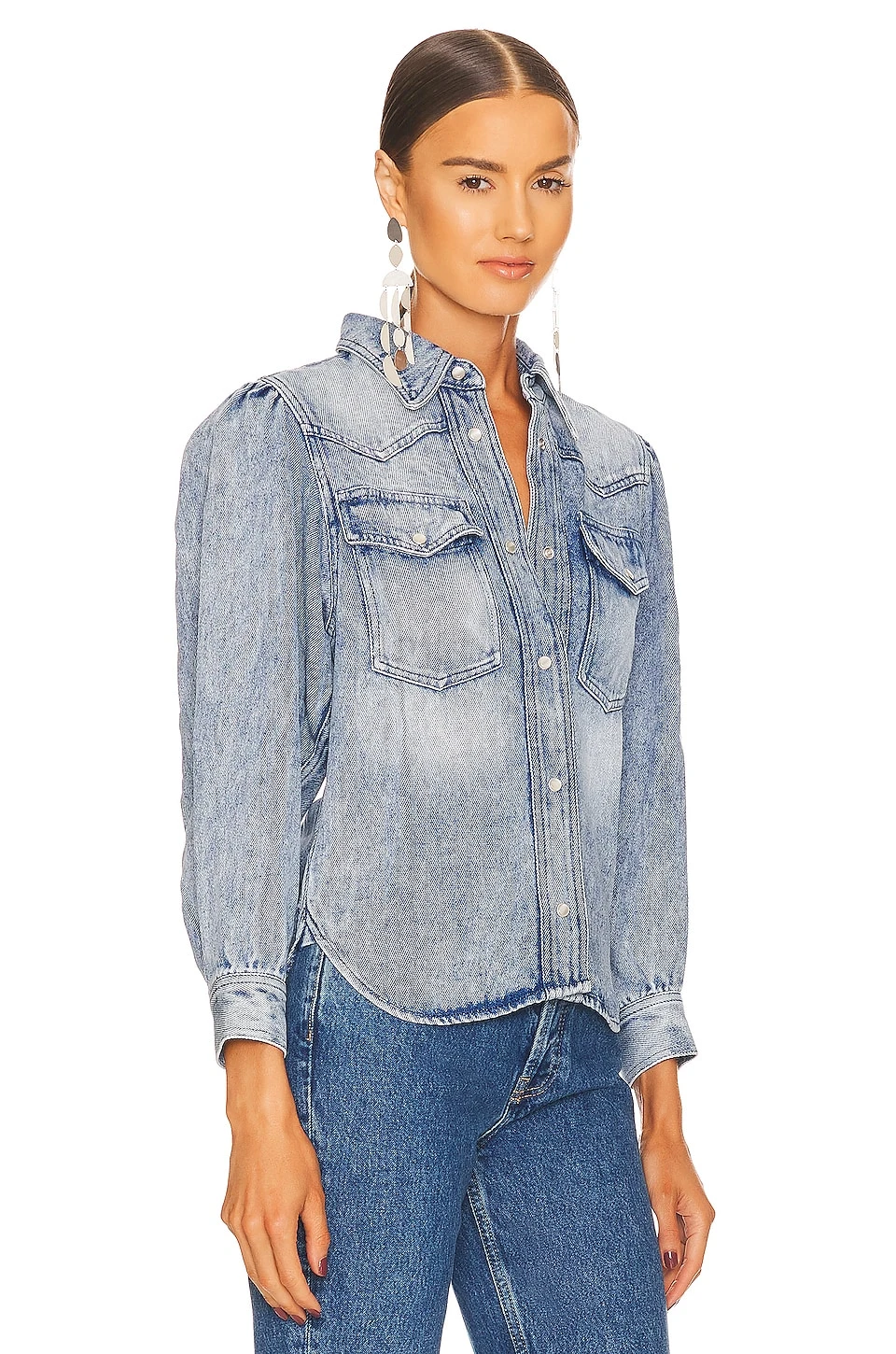 Isabel Marant Etoile TAHISSE 셔츠 LIGHT BLUE 2 Isabel Marant Etoile TAHISSE 셔츠 LIGHT BLUE - Image 2