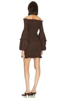 Karlie Mini Dress Chocolate -Fashion Clothing JDIR WD28 V3