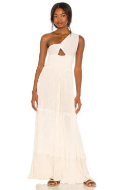 Iberian Maxi Dress Natural