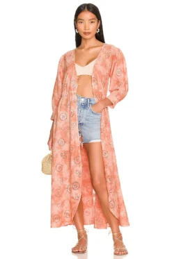 Ashbury Swirl Maiden Robe Asbury Swirl Apricot