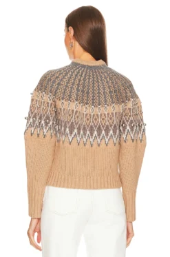 Audree Fair Isle Pullover Maize Multi -Fashion Clothing JSKI WK72 V3