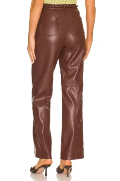 PANTALON DASHA Mahogany -Fashion Clothing JSKI WP38 V3