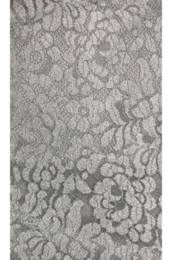 Issy Lace Midi Dress Silver 9 Issy Lace Midi Dress Silver -Fashion Clothing KARI WD566 V5