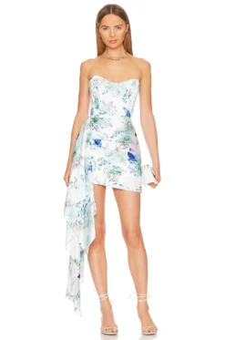 Chasing Dawn Dress Blue Garden