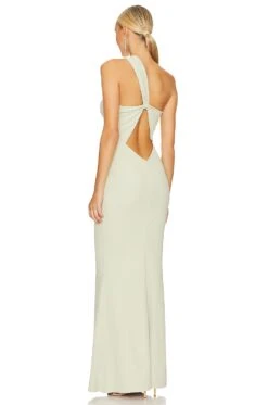 Edgy Dress Sage -Fashion Clothing KATR WD303 V3