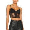 Nicolette Bustier Black