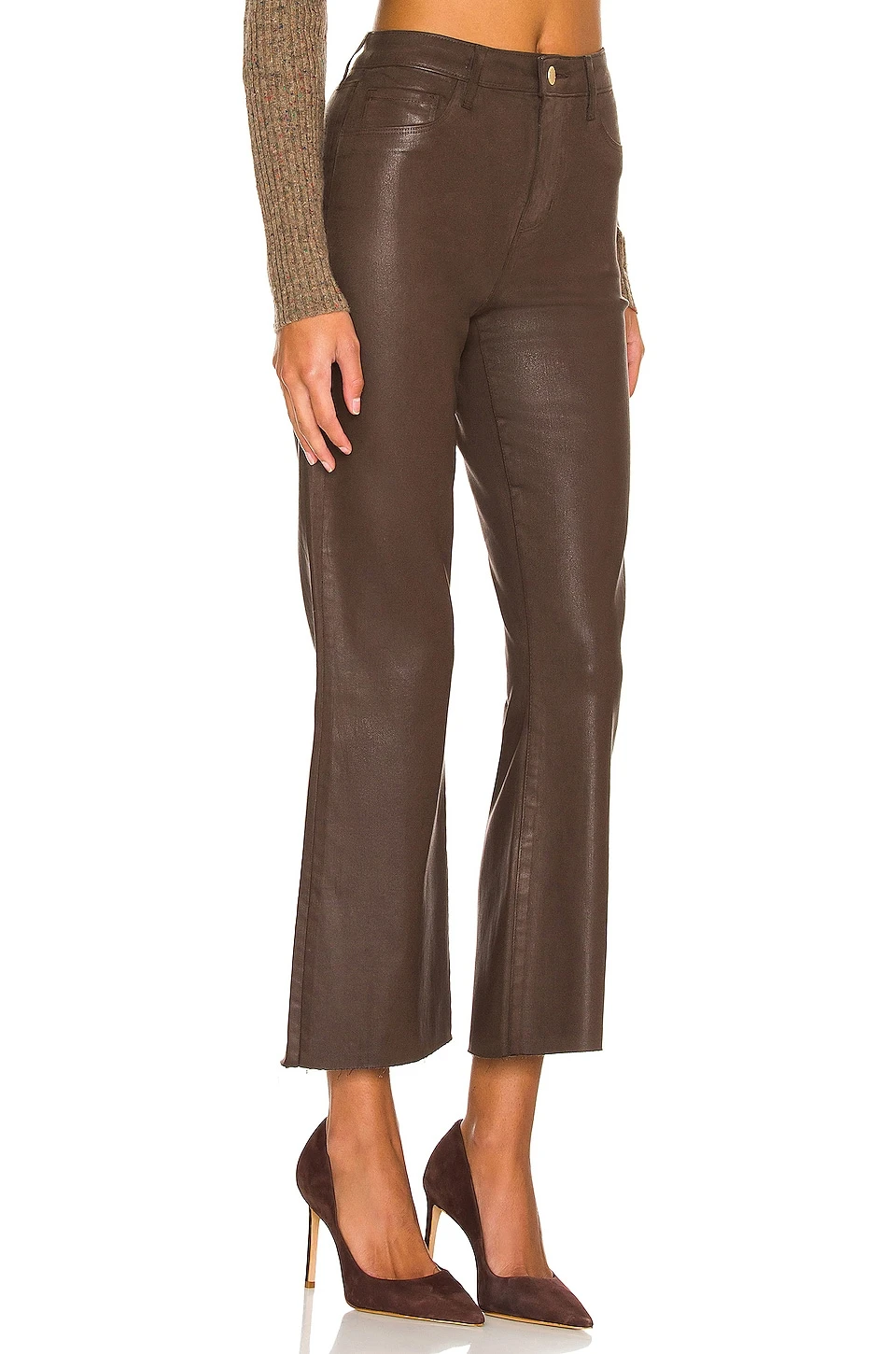 Kendra Crop Flare Espresso 2 Kendra Crop Flare Espresso - Image 2