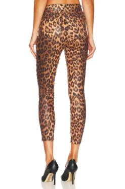 Margot High Rise Skinny Cheetah Coated -Fashion Clothing LAGR WJ194 V3