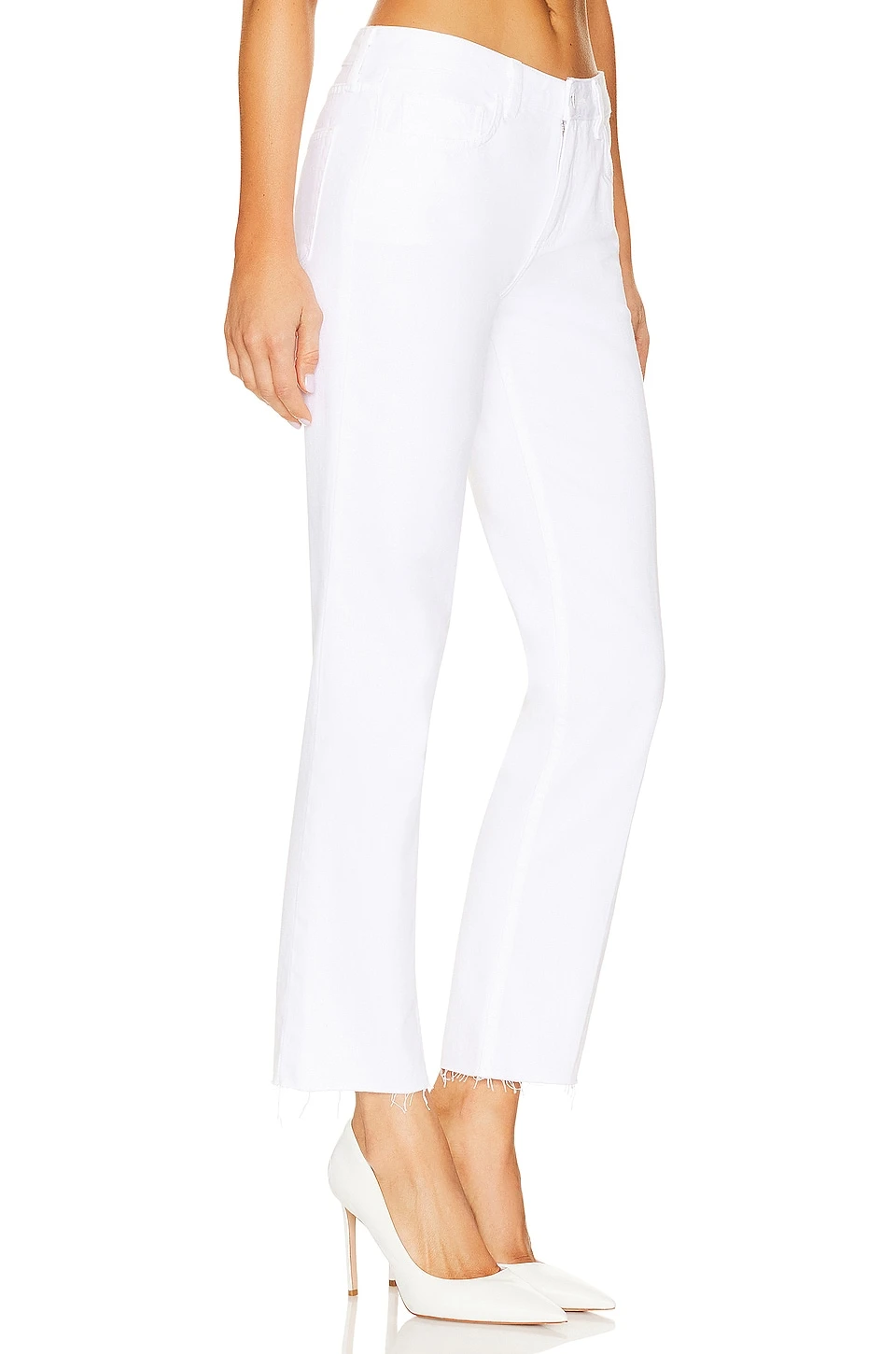 Milana Stovepipe Jeans Blanc 2 Milana Stovepipe Jeans Blanc - Image 2
