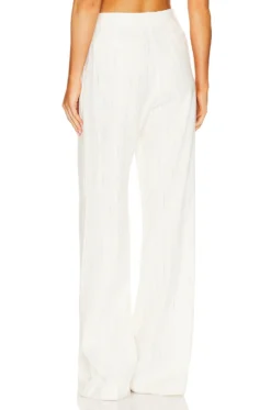 Pilar Wide Leg Pant Ecru & Gold -Fashion Clothing LAGR WP73 V3