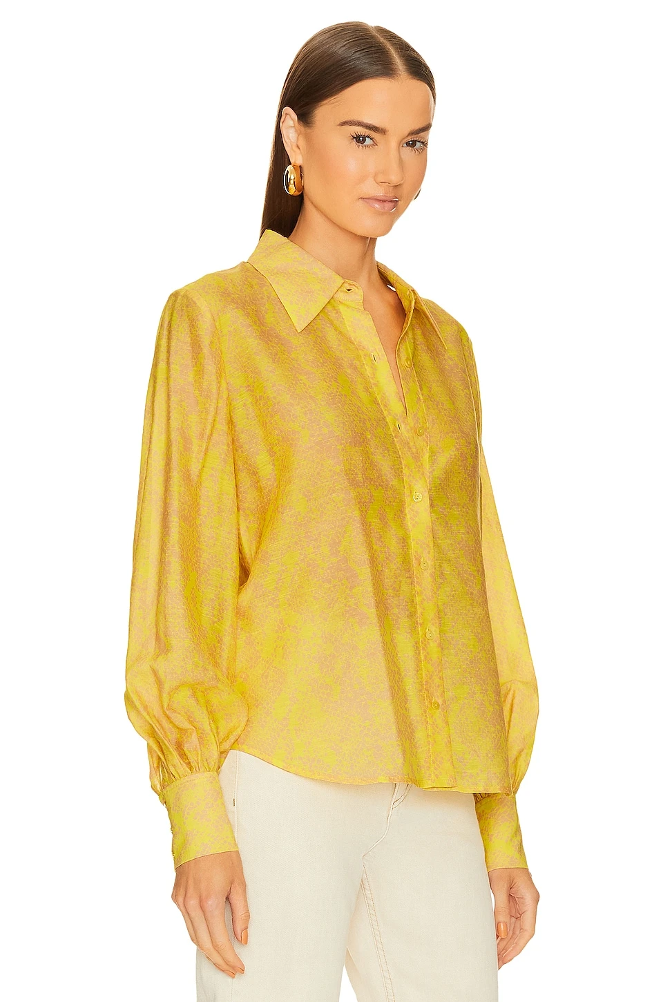 Jayleen Blouse Lemon Tonic Python Snake 2 Jayleen Blouse Lemon Tonic Python Snake - Image 2