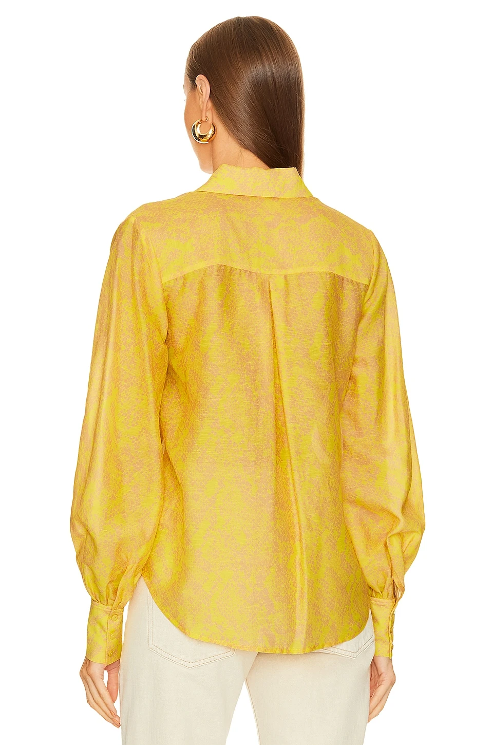Jayleen Blouse Lemon Tonic Python Snake 3 Jayleen Blouse Lemon Tonic Python Snake - Image 3