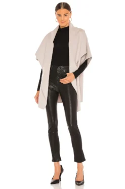 BLOUSON PENELOPE Feather Grey -Fashion Clothing LARX WO137 V4