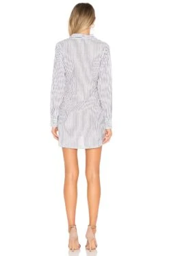 Cloudline Dress Indigo Stripe 5 Cloudline Dress Indigo Stripe -Fashion Clothing LCDE WD104 V3