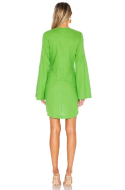 The Janeiro Mini Dress Lime -Fashion Clothing LCDE WD287 V3