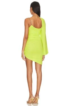 Quinne Mini Dress Sour Green 7 Quinne Mini Dress Sour Green -Fashion Clothing LCDE WD774 V4