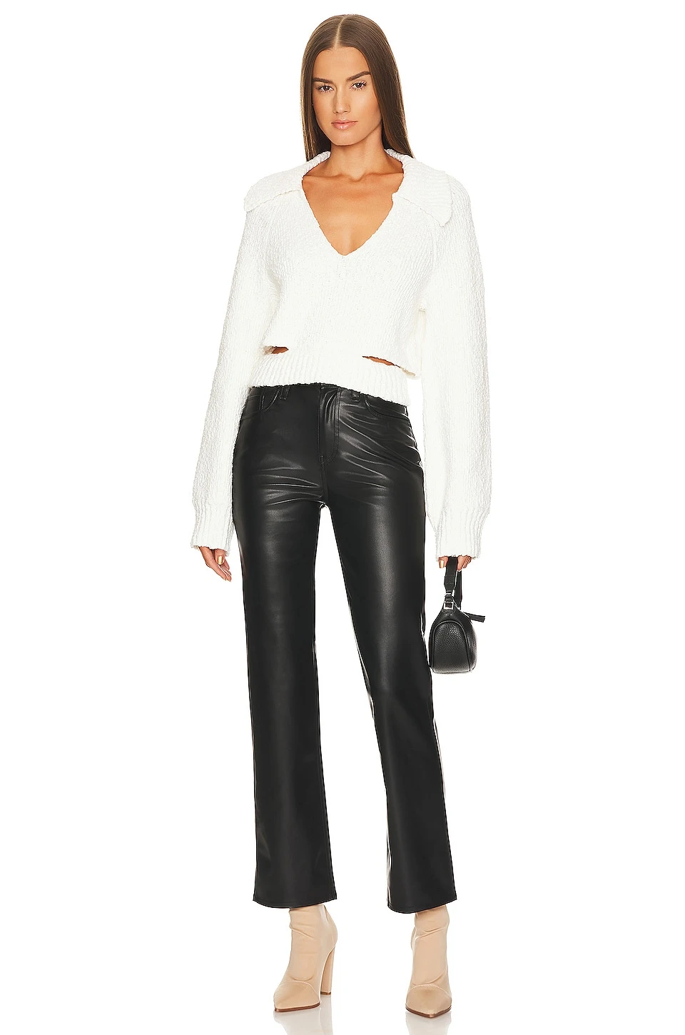 X Marianna Hewitt Imani Boucle Knit Pullover White 4 X Marianna Hewitt Imani Boucle Knit Pullover White - Image 4