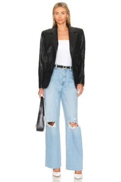 Theo Blazer Black -Fashion Clothing LCDE WO177 V5