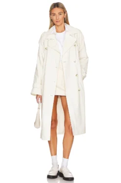 Maisie Trench Coat Bone