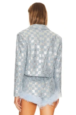 Skylar Jacket Blue -Fashion Clothing LEAX WO88 V4