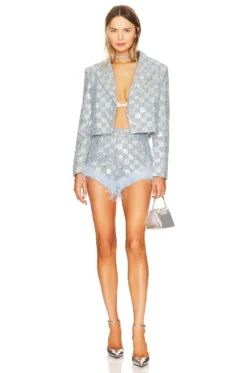 Skylar Jacket Blue -Fashion Clothing LEAX WO88 V5