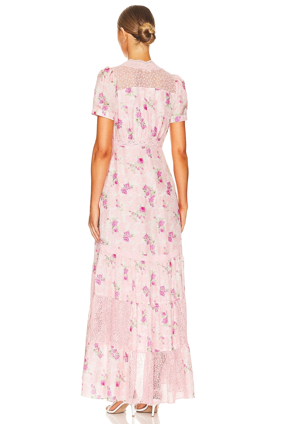 LoveShackFancy Tink Dress Pink Ivy 3 LoveShackFancy Tink Dress Pink Ivy - Image 3