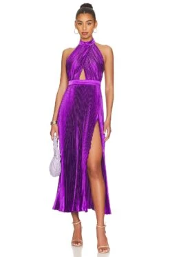 Renaissance Split Gown Violet -Fashion Clothing LIDR WD40 V1