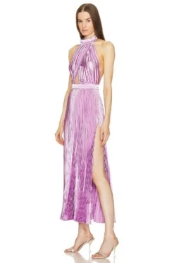 Renaissance Split Gown Violet -Fashion Clothing LIDR WD59 V3