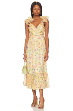 LIKELY Pria Dress Ivory