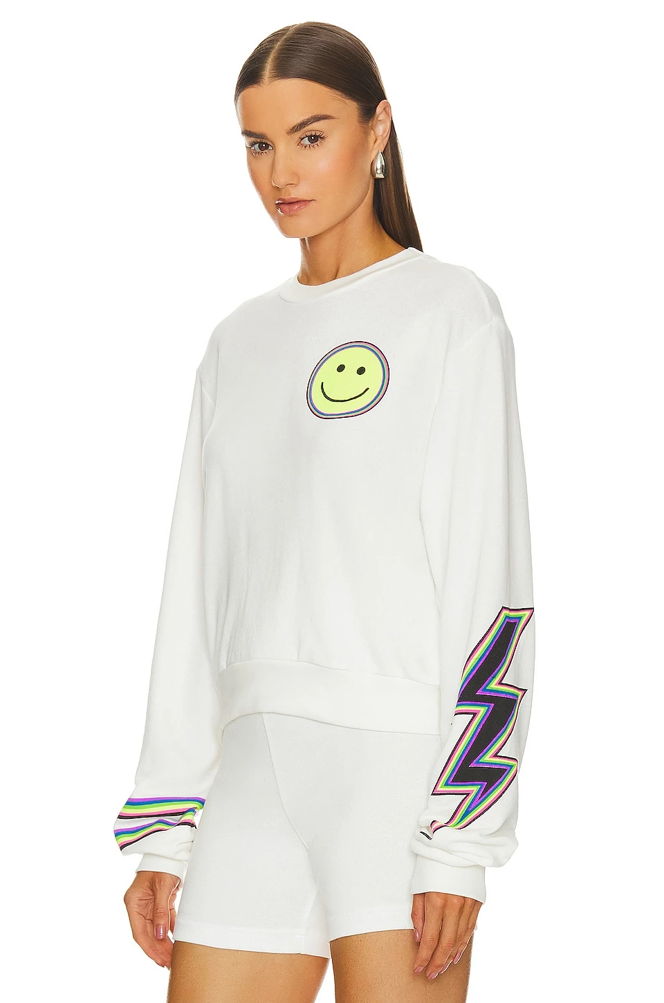 Spalding Neon Lightning Eye Sweatshirt Milk 4 Spalding Neon Lightning Eye Sweatshirt Milk - Image 4