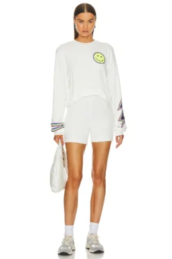 Spalding Neon Lightning Eye Sweatshirt Milk 9 Spalding Neon Lightning Eye Sweatshirt Milk -Fashion Clothing LMOS WK285 V5