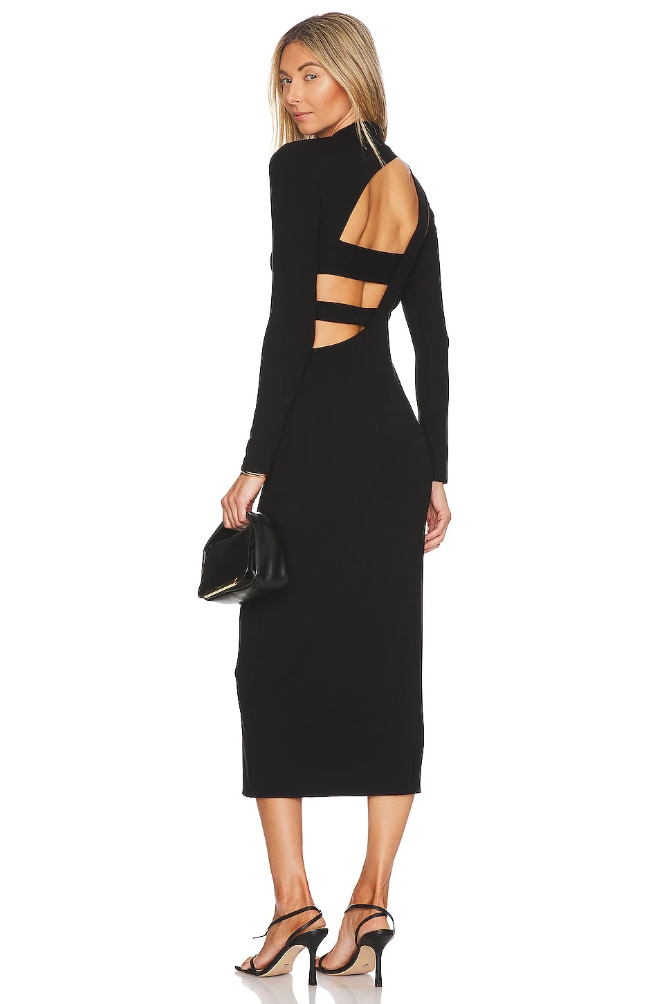 Merredin Heavy Rib Dress Black 1 Merredin Heavy Rib Dress Black