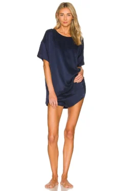 Washable Silk Tee Set Immersed Black -Fashion Clothing LNYA WI5 V1