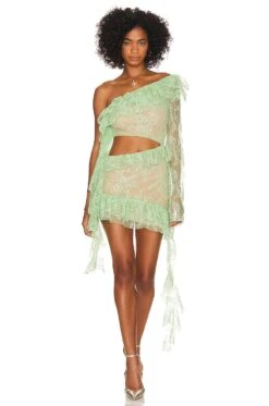 Ramona Mini Dress Pale Green