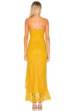 Shandi Gown Mustard Yellow -Fashion Clothing LOVF WD1901 V3
