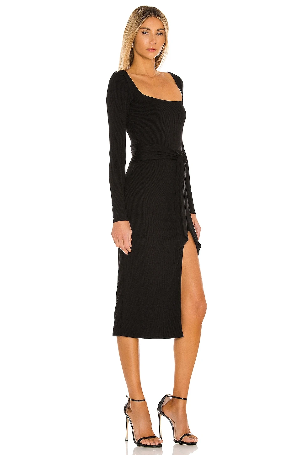 Sariah Midi Dress Black 2 Sariah Midi Dress Black - Image 2