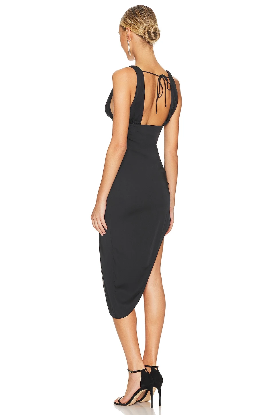 Amelie Midi Dress Black 3 Amelie Midi Dress Black - Image 3