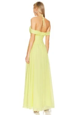 Rory Gown Yellow 5 Rory Gown Yellow -Fashion Clothing LOVF WD3688 V3