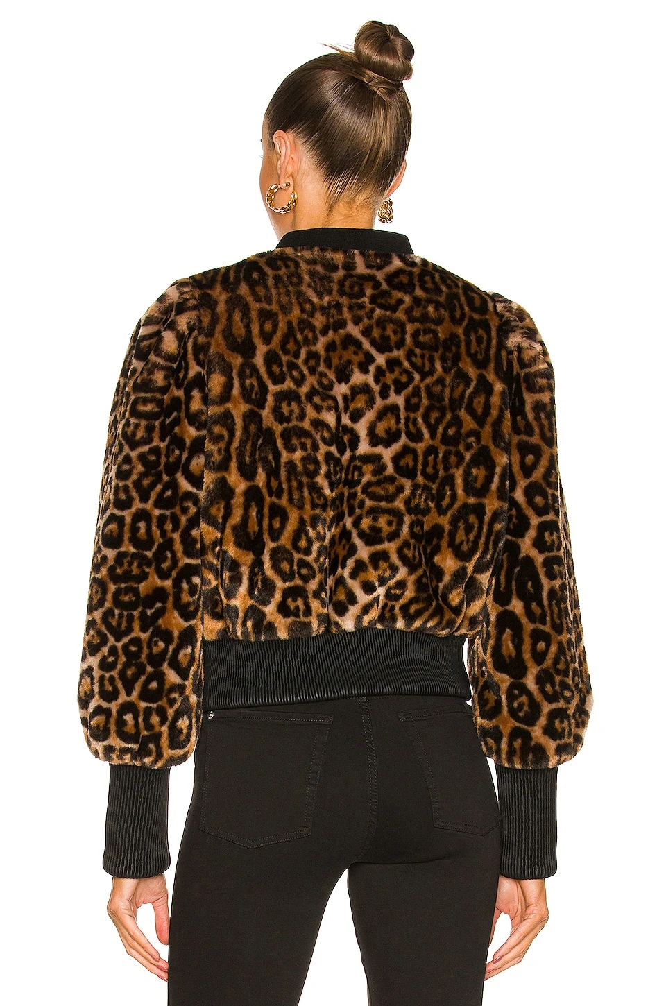 Kristen Faux Fur Jacket Leopard 3 Kristen Faux Fur Jacket Leopard - Image 3