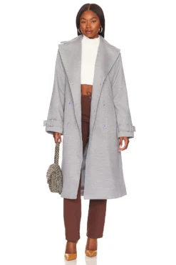 Mulholland Coat Light Grey