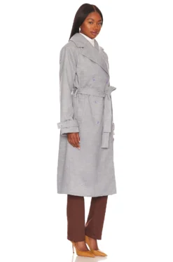 Mulholland Coat Light Grey -Fashion Clothing LOVF WO478 V3