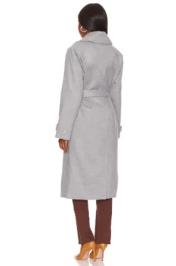 Mulholland Coat Light Grey -Fashion Clothing LOVF WO478 V4