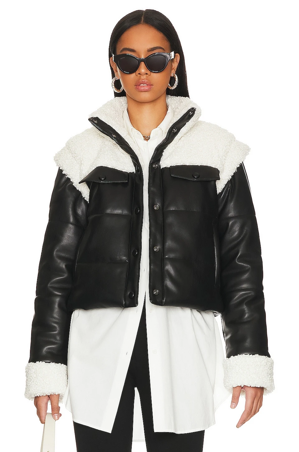 Greenpoint Twofer Puffer Black 1 Greenpoint Twofer Puffer Black