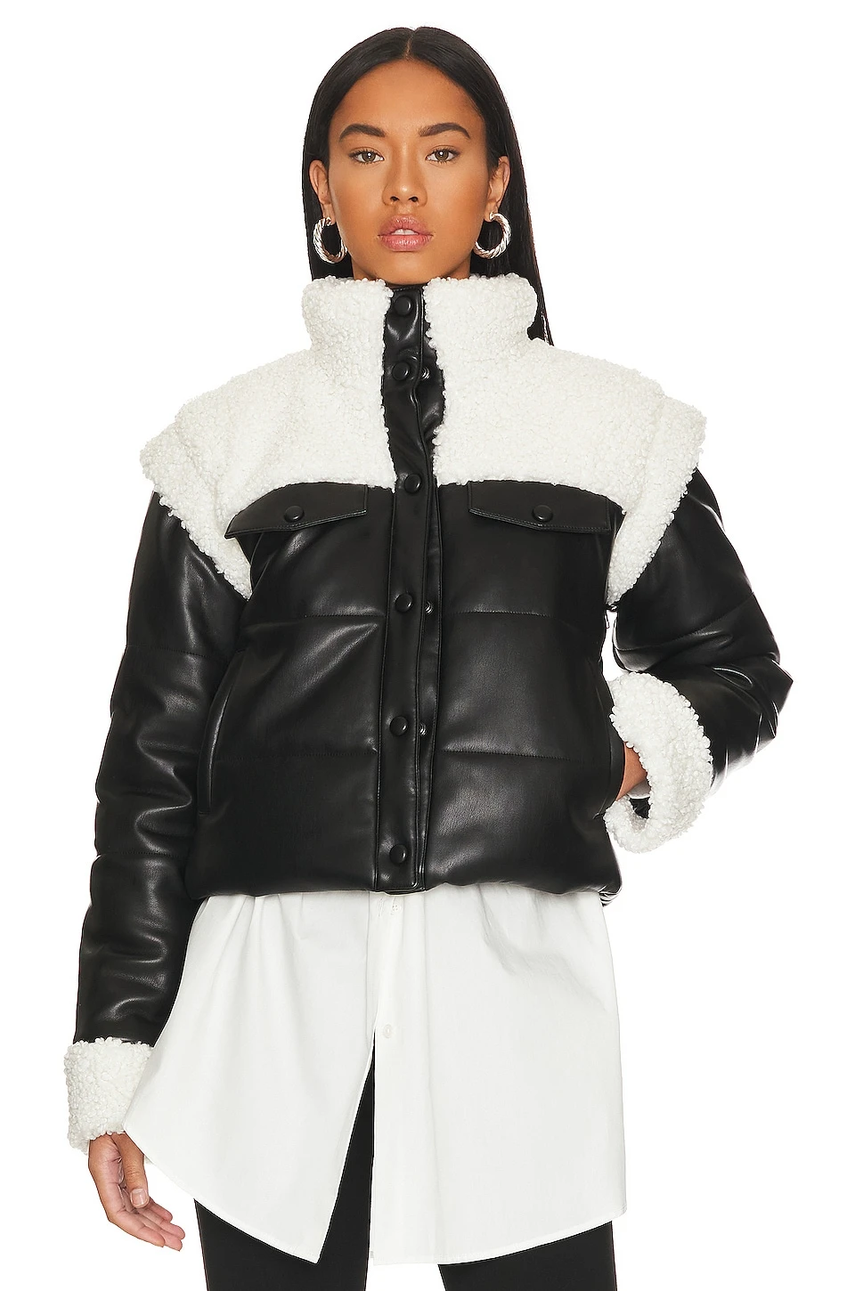 Greenpoint Twofer Puffer Black 2 Greenpoint Twofer Puffer Black - Image 2