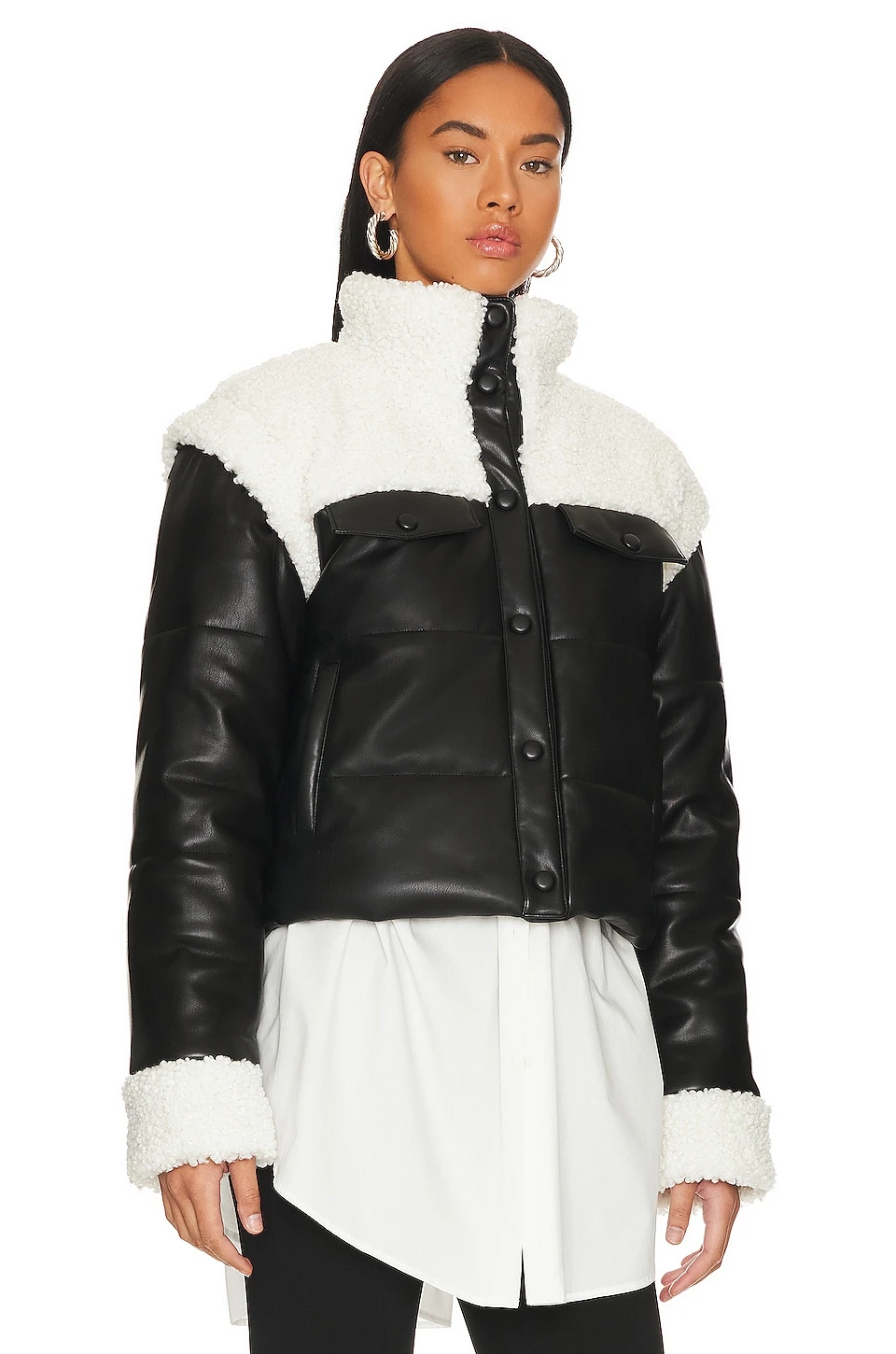 Greenpoint Twofer Puffer Black 4 Greenpoint Twofer Puffer Black - Image 4