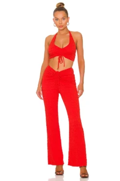 Kenya Pant Red -Fashion Clothing LOVF WP597 V4