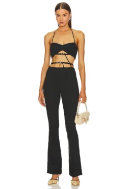 Charlize Pant Black 7 Charlize Pant Black -Fashion Clothing LOVF WP662 V4